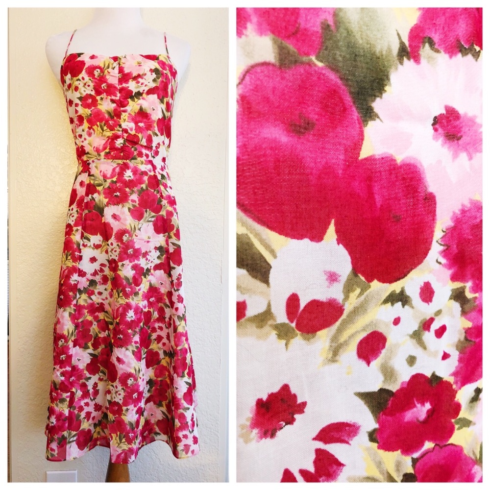 Pink Floral Dress